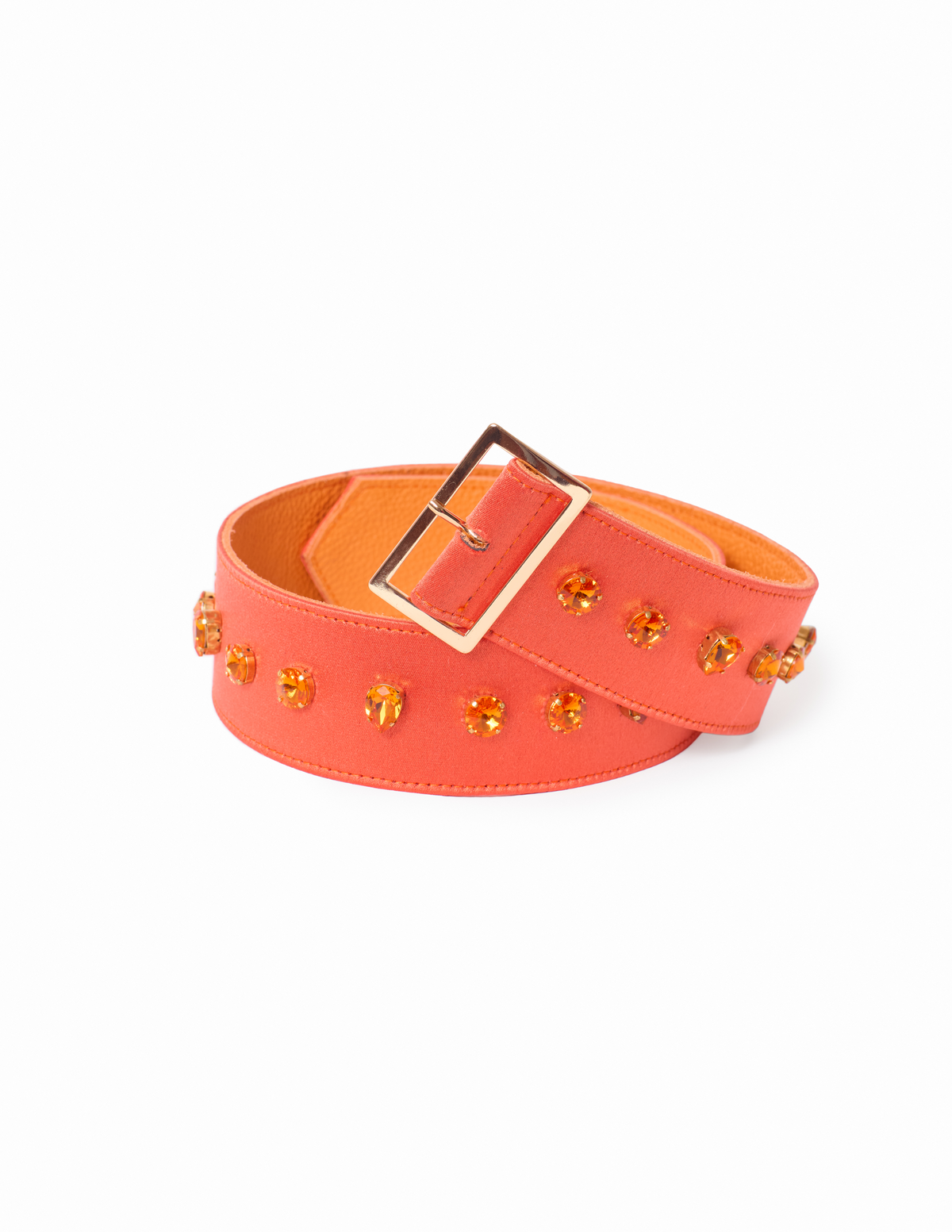 SASSY JONES Orange and Pink Leather Belts It main image 3