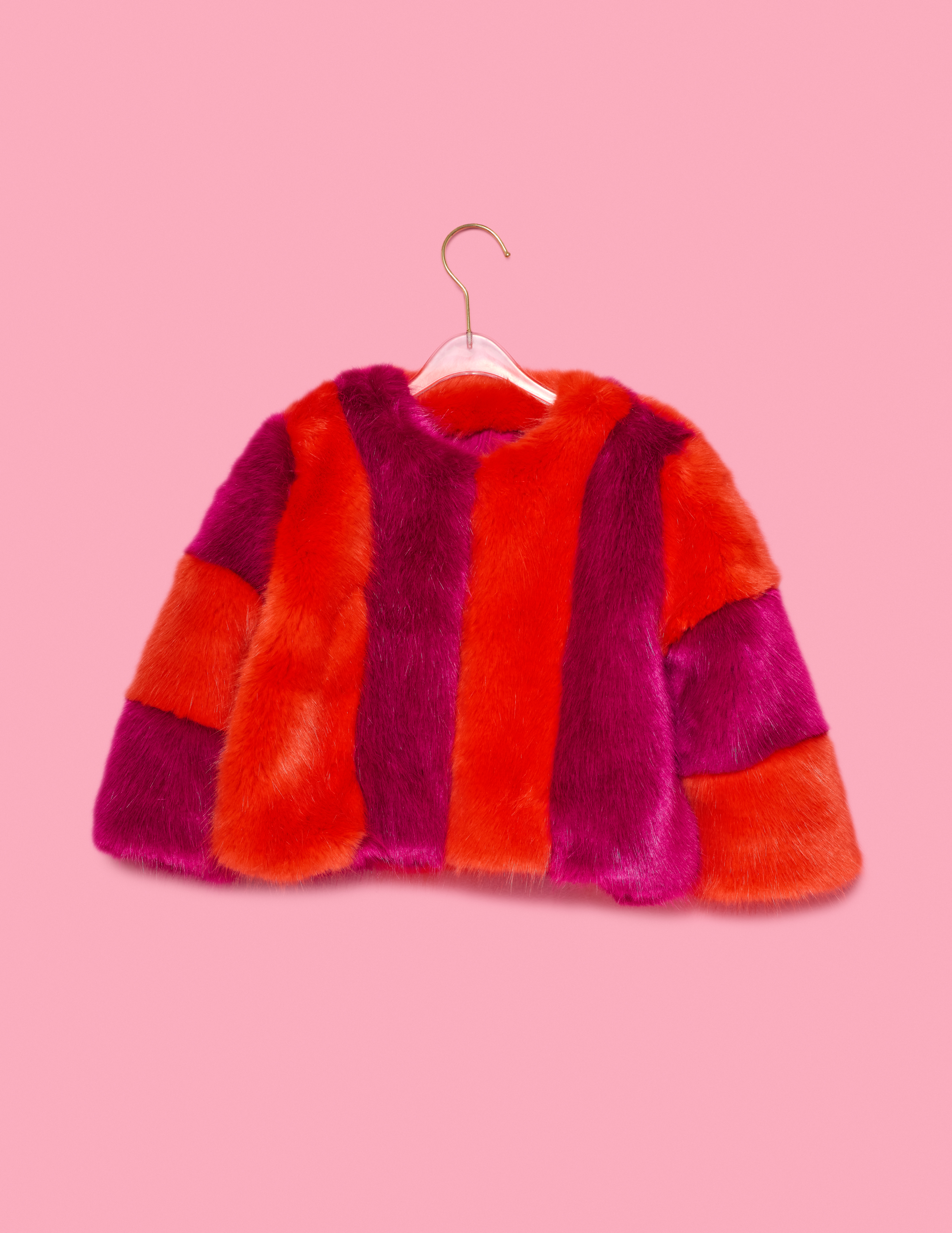 Girl's Tina Faux Fur Coat