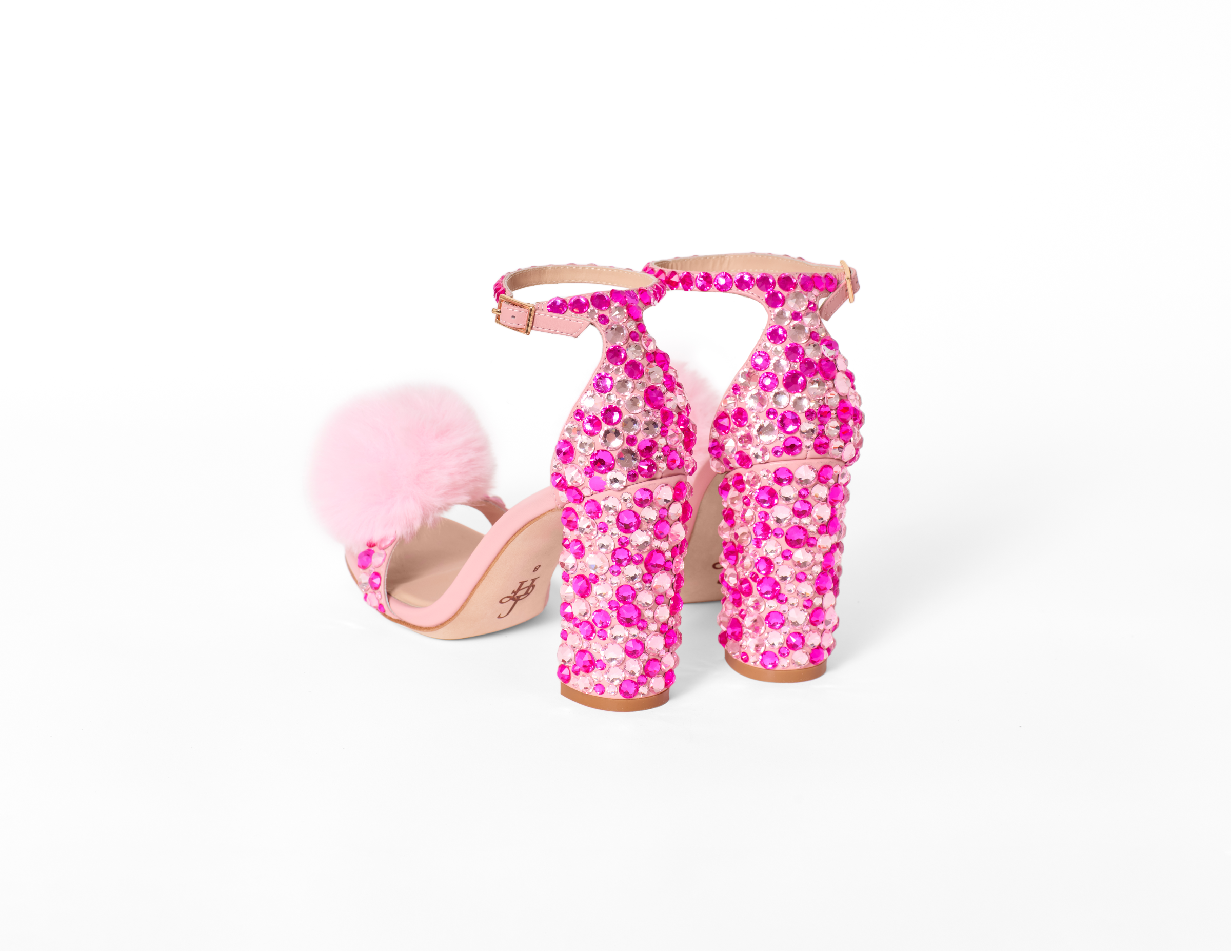 Pom Pom Pink Party Shoe